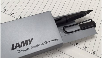 练字怎能没有它：第一支 LAMY 凌美 Safari EF磨砂黑 钢笔 晒单