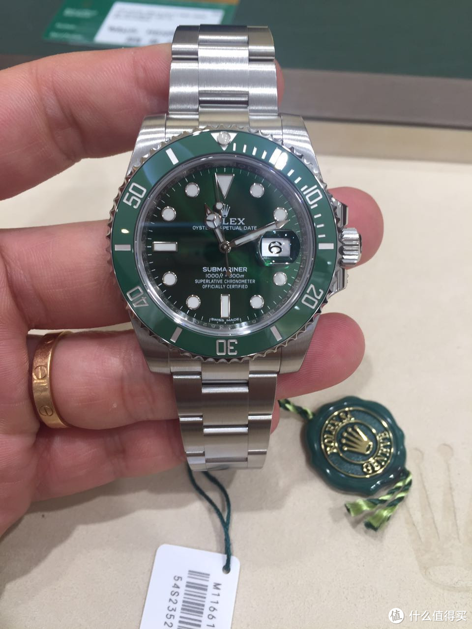 情人节韩国免税店购入绿水鬼 — ROLEX 劳力士 潜航者型 116610LN 男款机械表