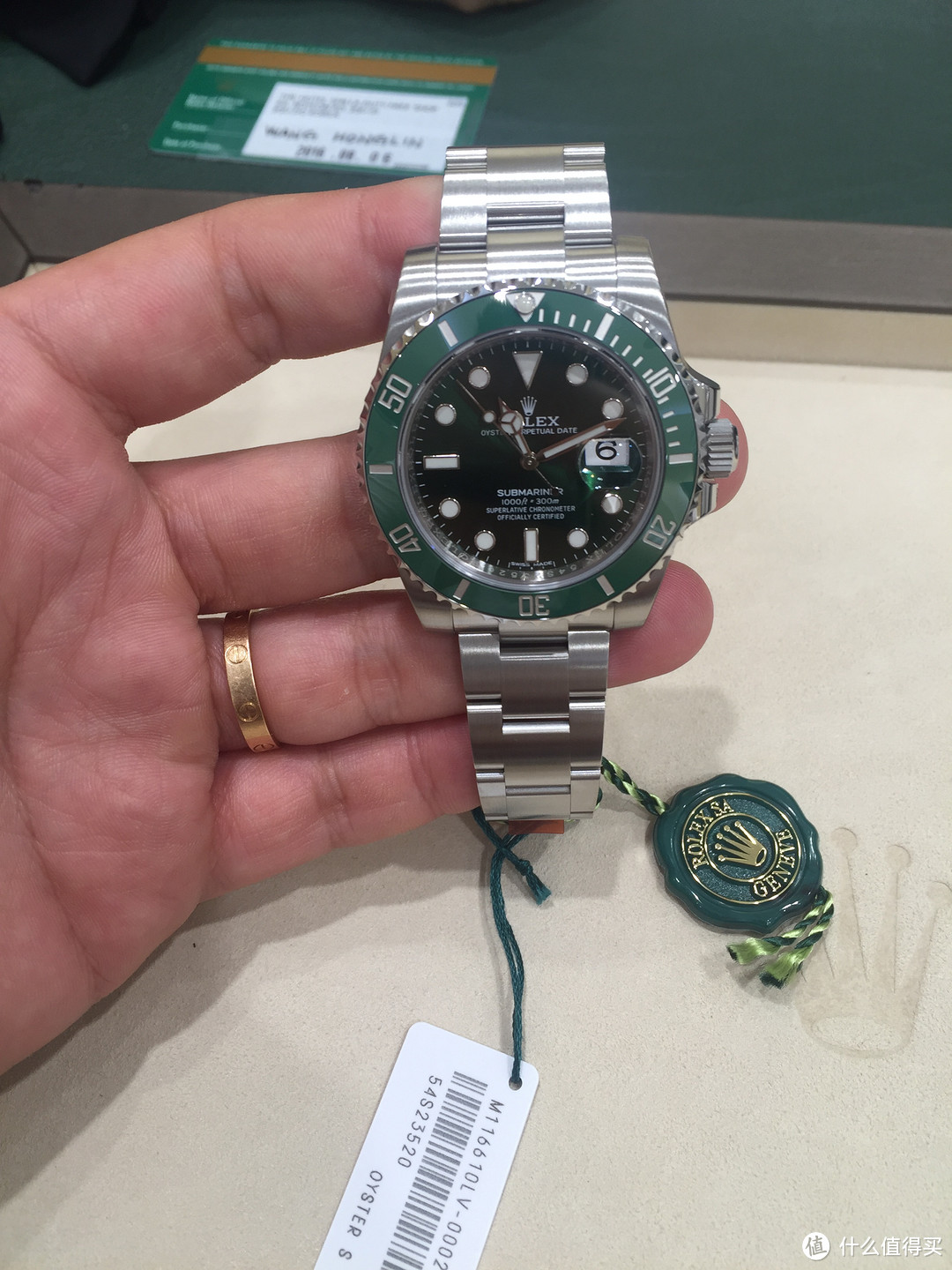 情人节韩国免税店购入绿水鬼 — ROLEX 劳力士 潜航者型 116610LN 男款机械表