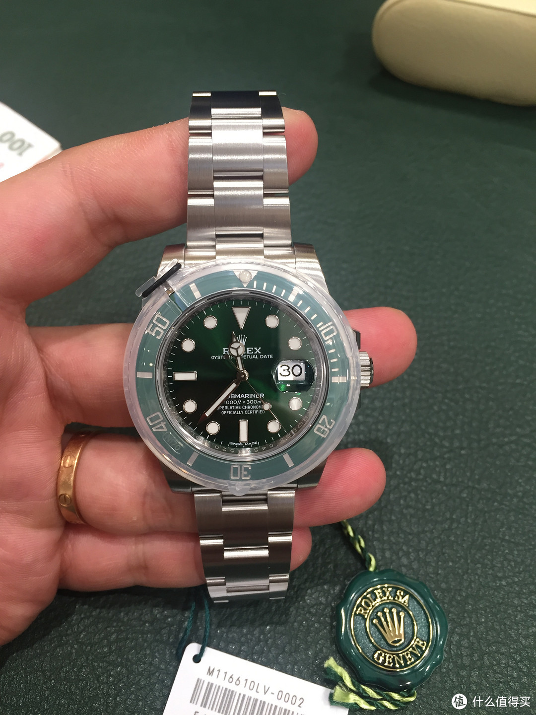 情人节韩国免税店购入绿水鬼 — ROLEX 劳力士 潜航者型 116610LN 男款机械表