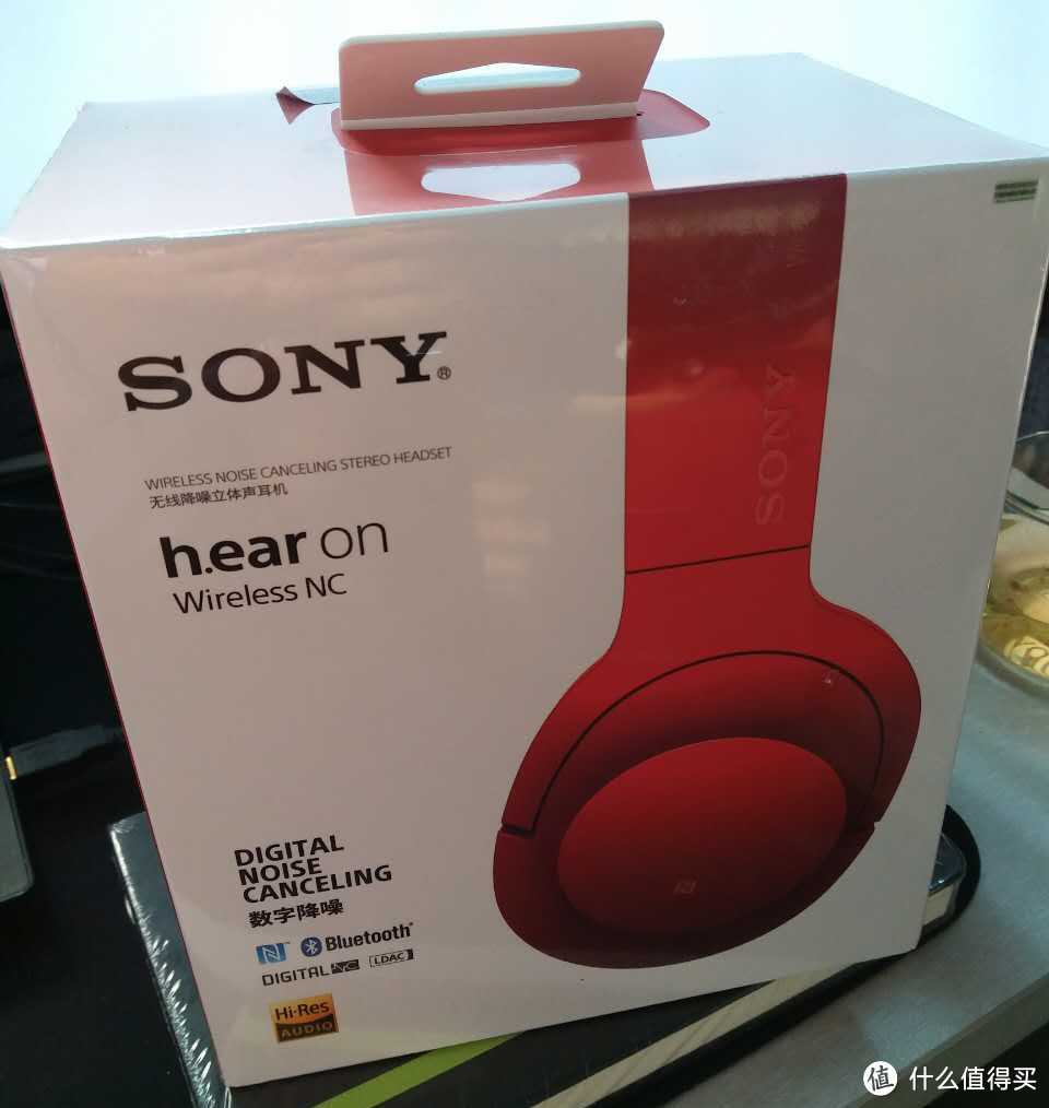 #原创新人# SONY 索尼 h.ear on Wireless NC MDR-100ABN 无线降噪立体声耳机 开箱