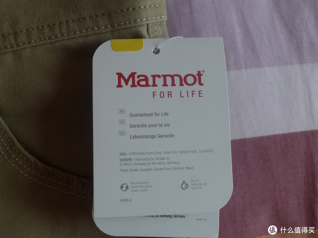 #原创新人# 瘦子也可以买Marmot 土拨鼠 长裤（重点说尺寸） & UNDER ARMOUR 安德玛 CGI跑步手套