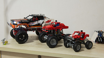 一个大龄少年的乐高之旅 篇八：LEGO 乐高 8261、9398、42005 三大大轮卡车 对比横评 