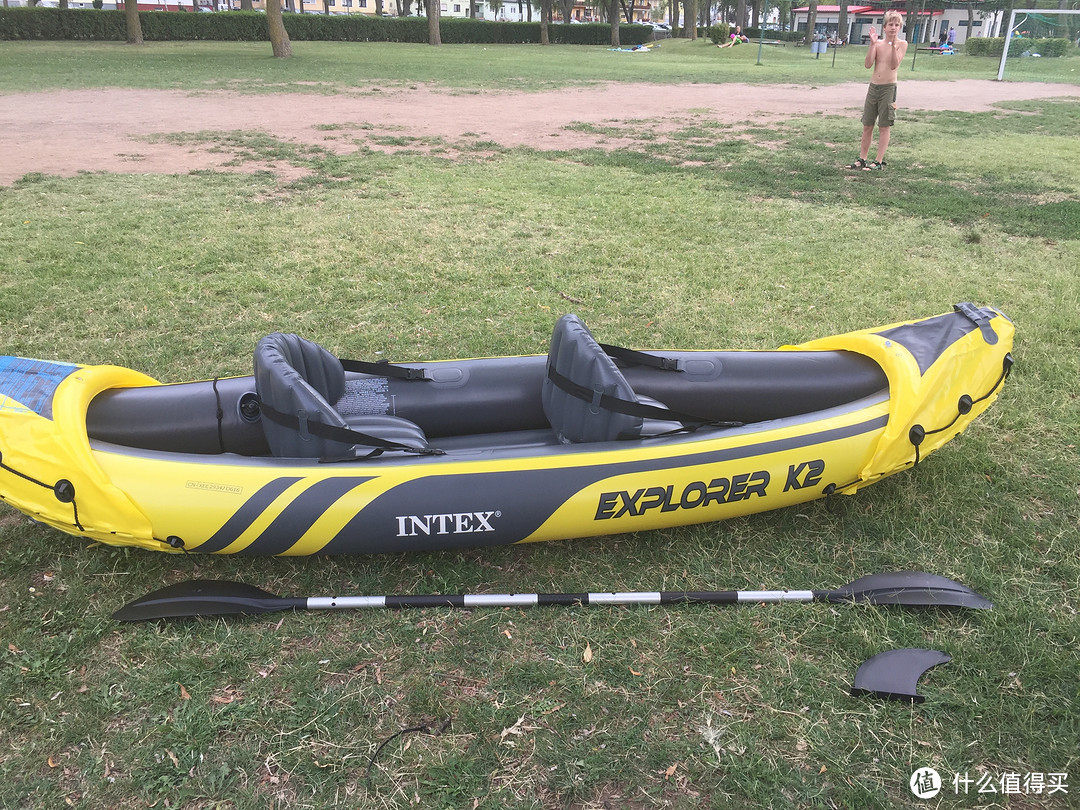 #原创新人#让我们荡起双桨——INTEX Explorer K2充气船开箱试浪