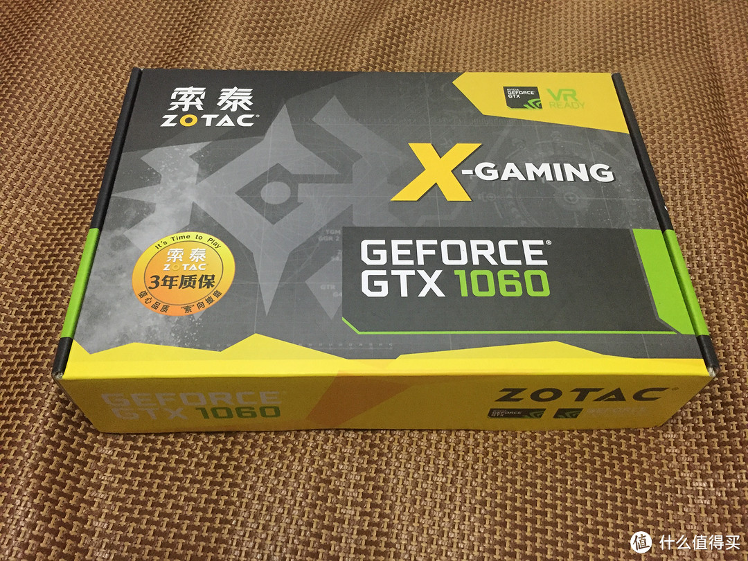 ZOTAC 索泰 GTX1060 X-Gaming OC 6G 显卡 开箱&评测