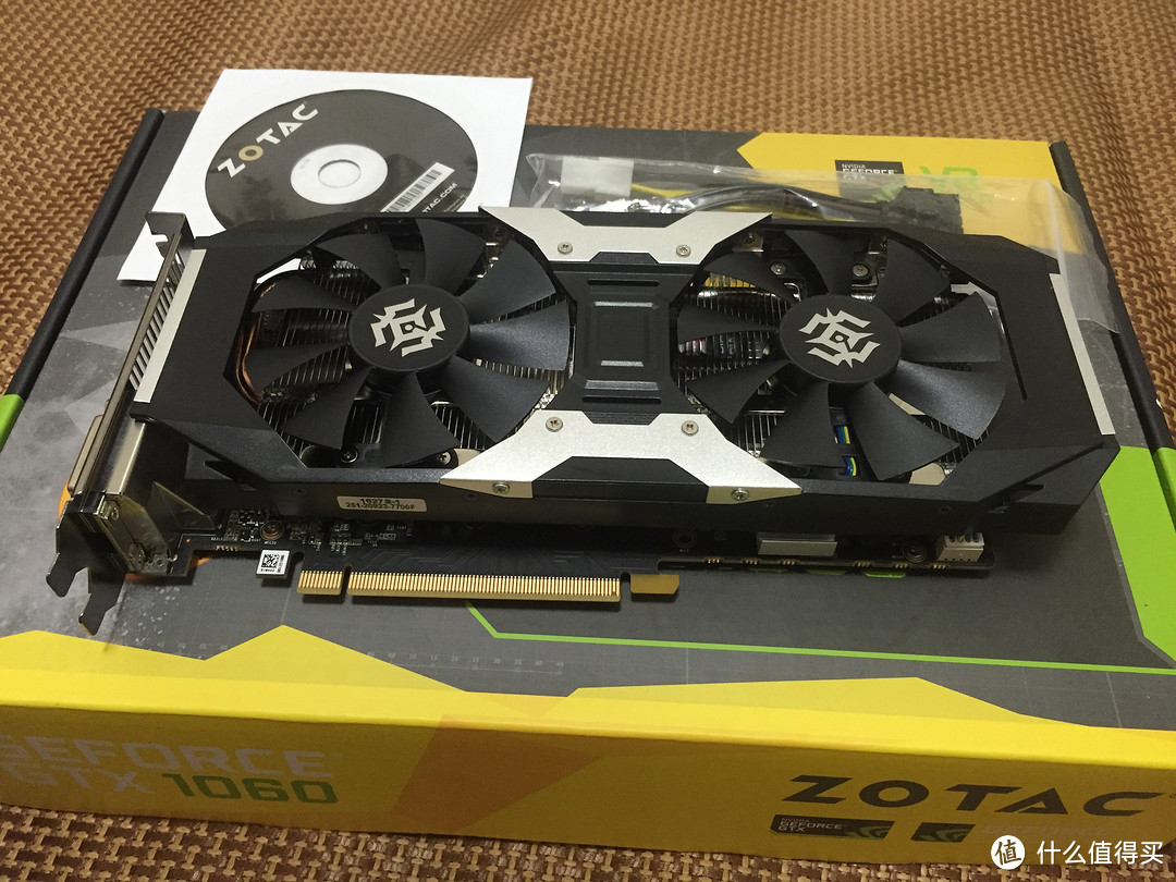 ZOTAC 索泰 GTX1060 X-Gaming OC 6G 显卡 开箱&评测