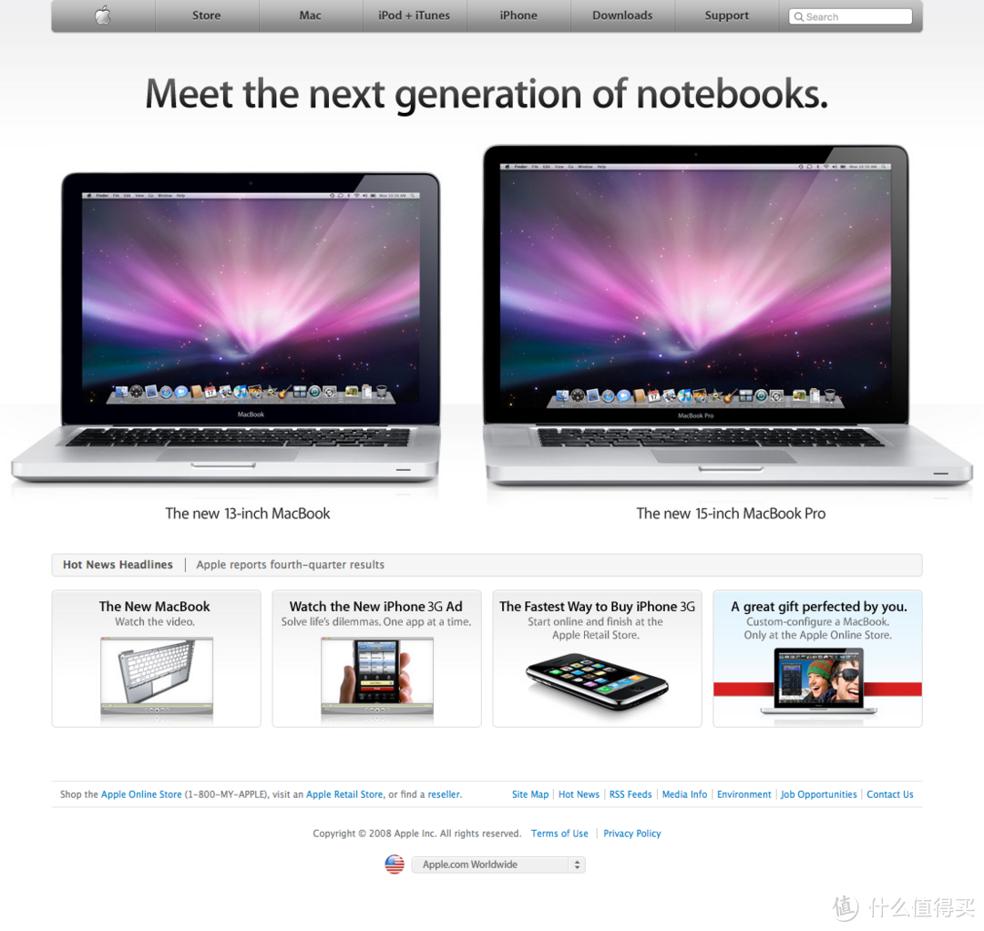 2008年第二代MacBook Pro问世,该Unibody外观的机型沿用至今