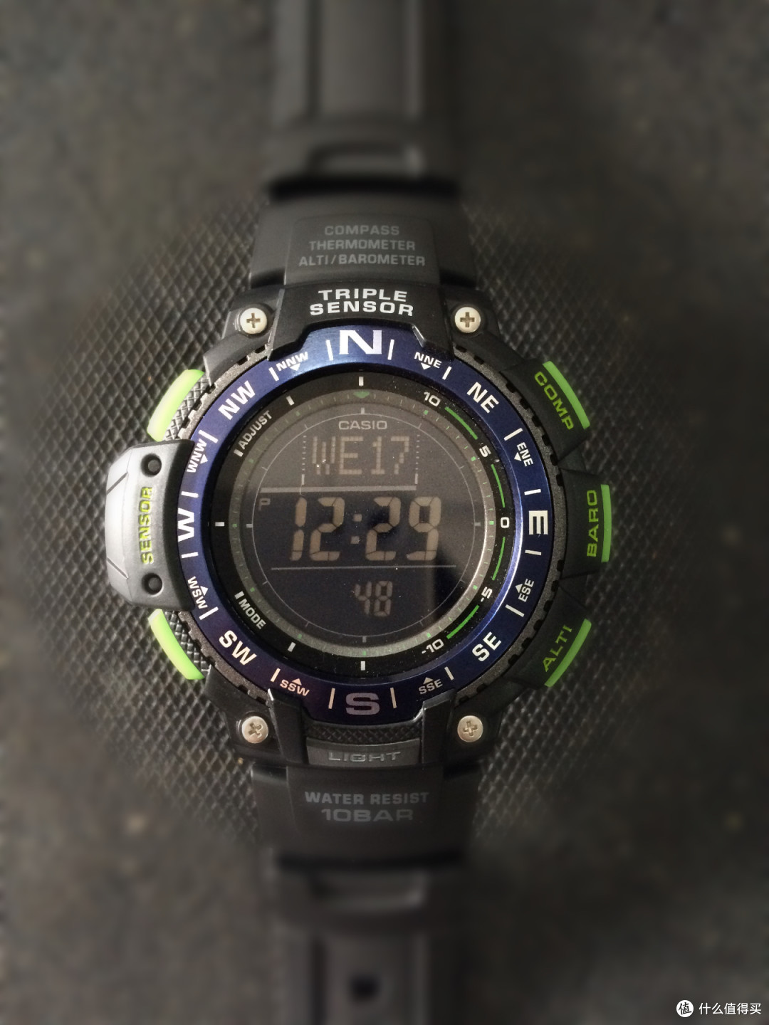 原创新人# casio 卡西欧 sgw-1000-1acr 男士运动手表