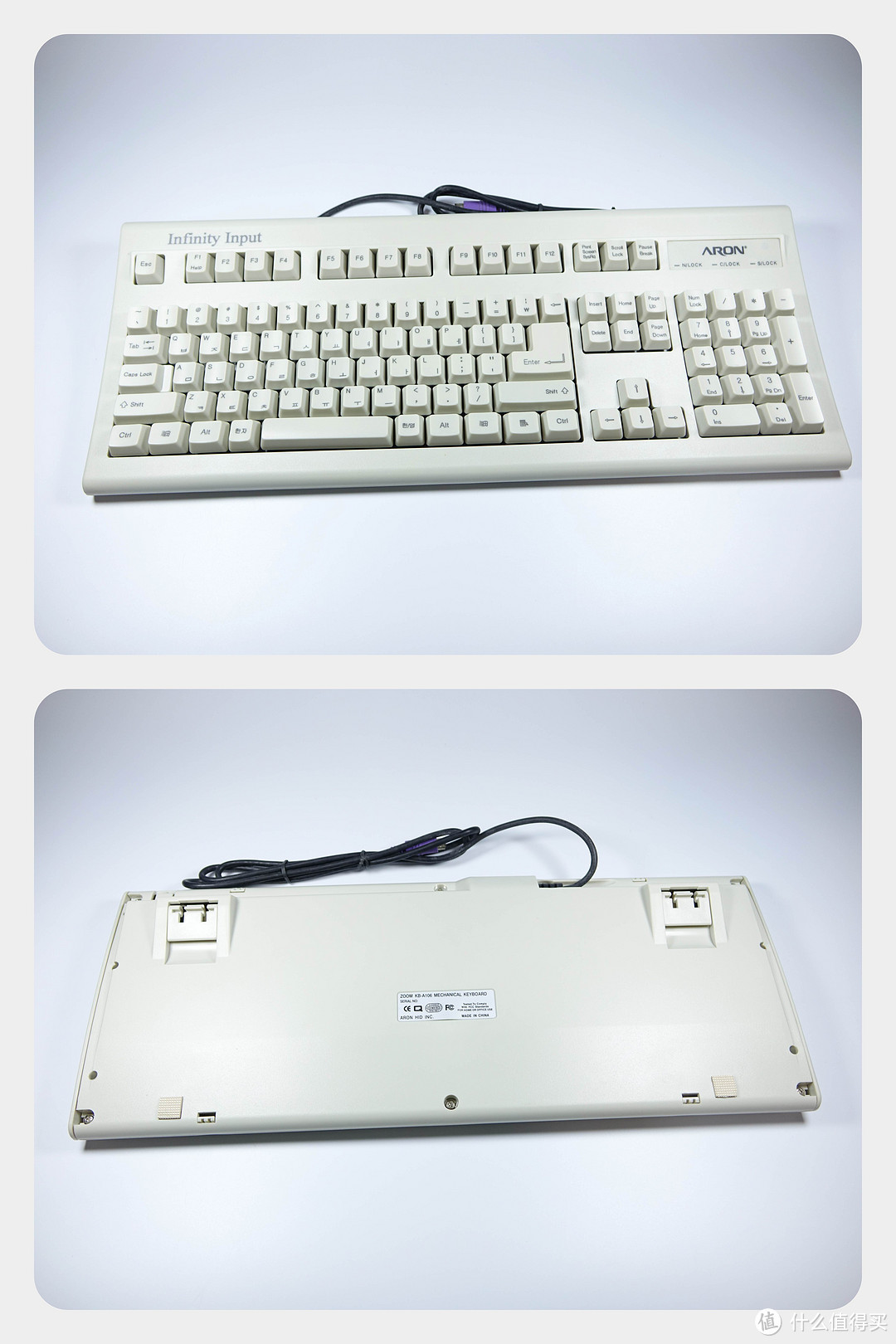 Aron 艾尔伦 KB-AU106+ Alps 类轴 键盘