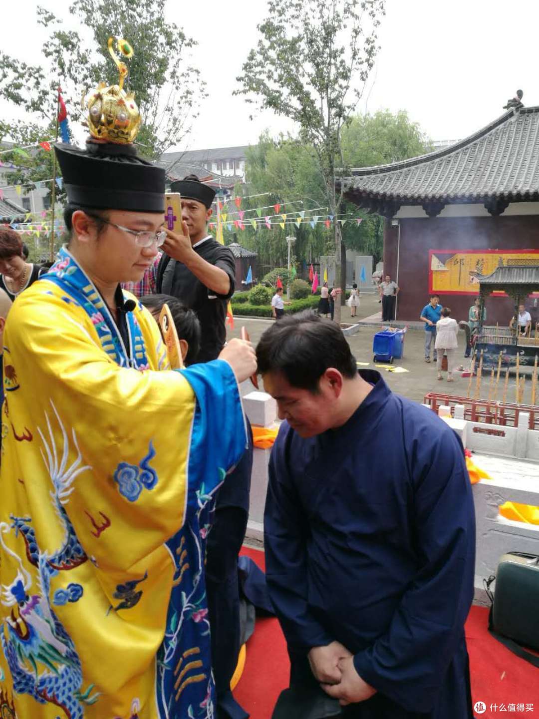 原创新人#记我参加三官庙中元贺地官圣诞法会和冠巾仪式