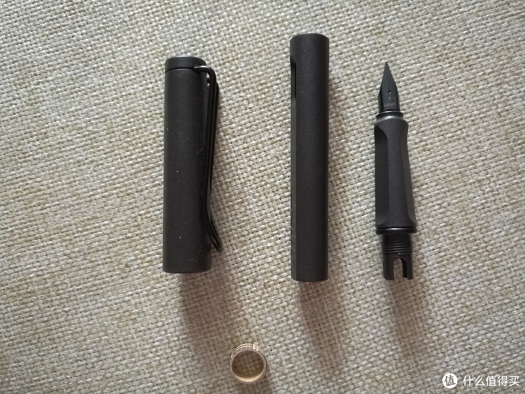 LAMY 凌美 狩猎者 磨砂黑标准F尖 墨水笔