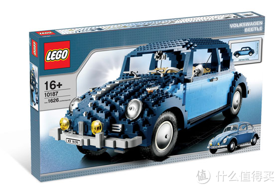 LEGO 乐高 10252 Volkswagen Beetle 大众甲壳虫 完成图