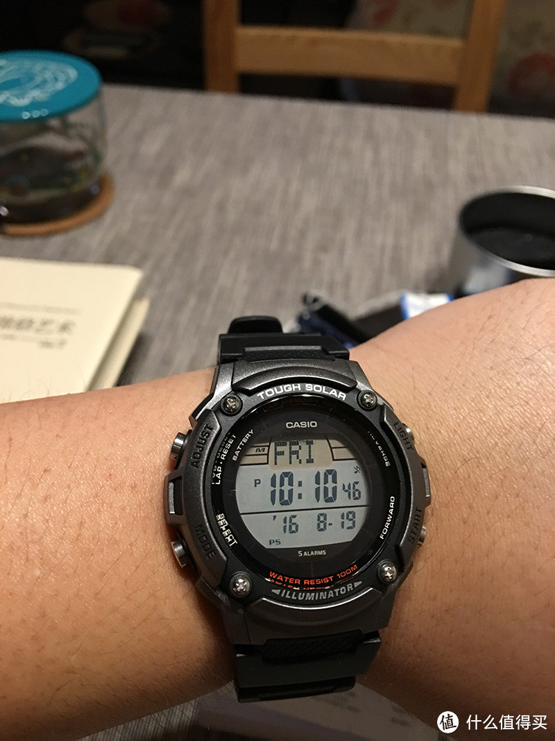 物美价廉的游泳计圈表 CASIO 卡西欧 W-S200H