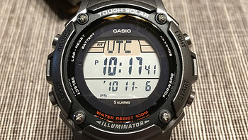 物美价廉的游泳计圈表 CASIO 卡西欧 W-S200H