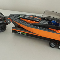 #本站首晒# LEGO 乐高 城市系列 60085 4X4赛艇运输车