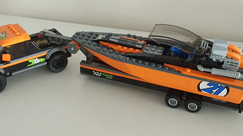 #本站首晒# LEGO 乐高 城市系列 60085 4X4赛艇运输车