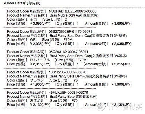 3天到货！乐天国际 海淘直邮 SHIROHATO 内衣