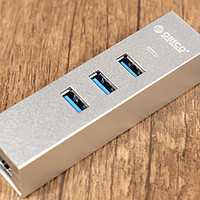 轻薄本的小配件——ORICO 奥睿科 USB3.0 HUB&千兆网卡转换器 入手简测