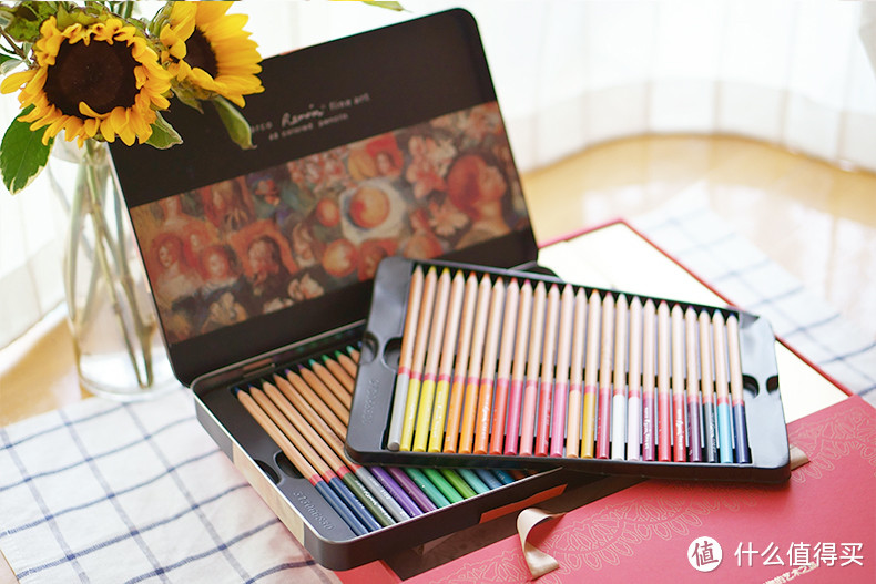 我的彩铅入门装备——马可雷诺阿48色彩色铅笔《爱丽丝漫游仙境》150周年涂色礼盒