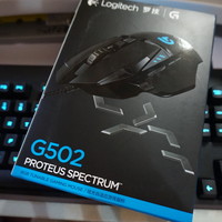 罗技 G502 游戏鼠标外观展示(脚贴|滚轮|侧键|配重)