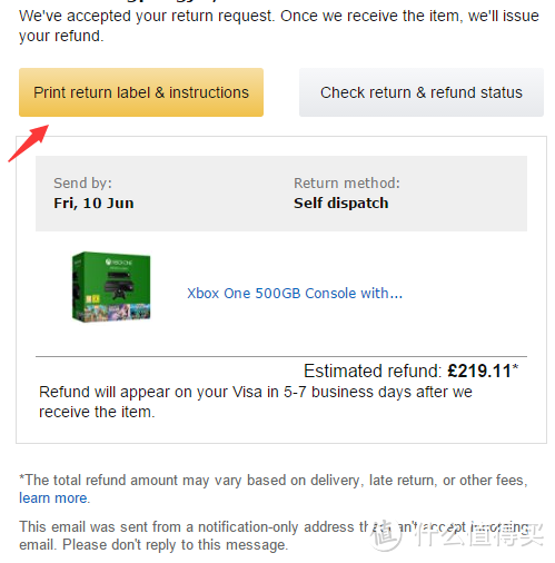 英国亚马逊的退货历程 — ”卡带“的XBOX ONE