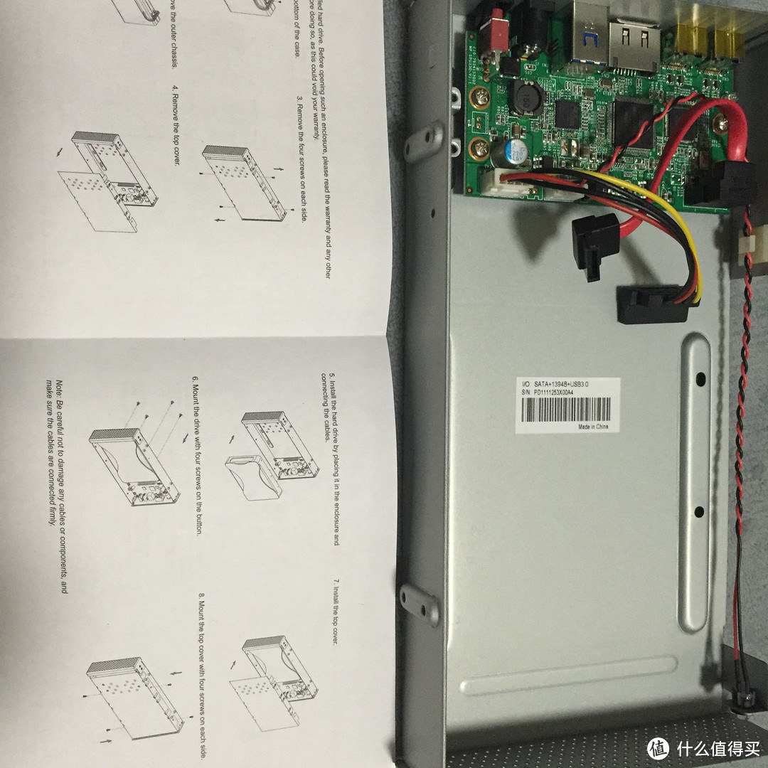 #本站首晒# MAC空间又不够，外接硬盘盒来凑：Datage 元谷 星钻PD-FU3 3.5英寸硬盘盒 开箱评测