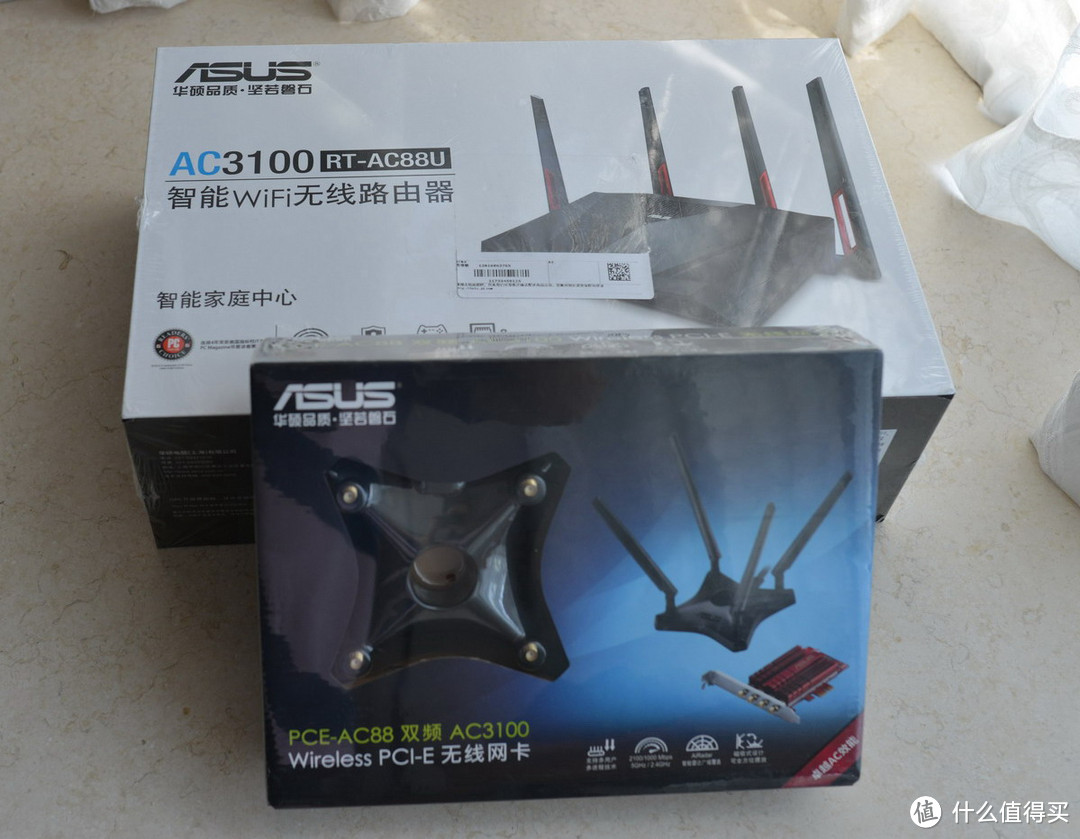 家庭无线大改造之一：ASUS 华硕 AC88 路由+网卡