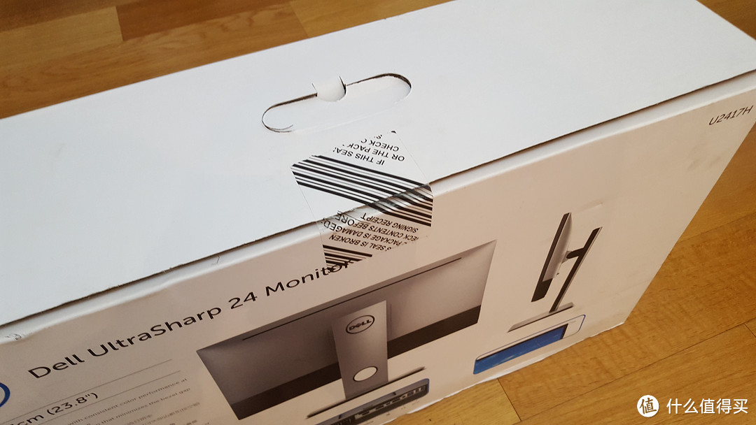 #原创新人# 简单开箱：DELL 戴尔 UltraSharp U2417H 显示器