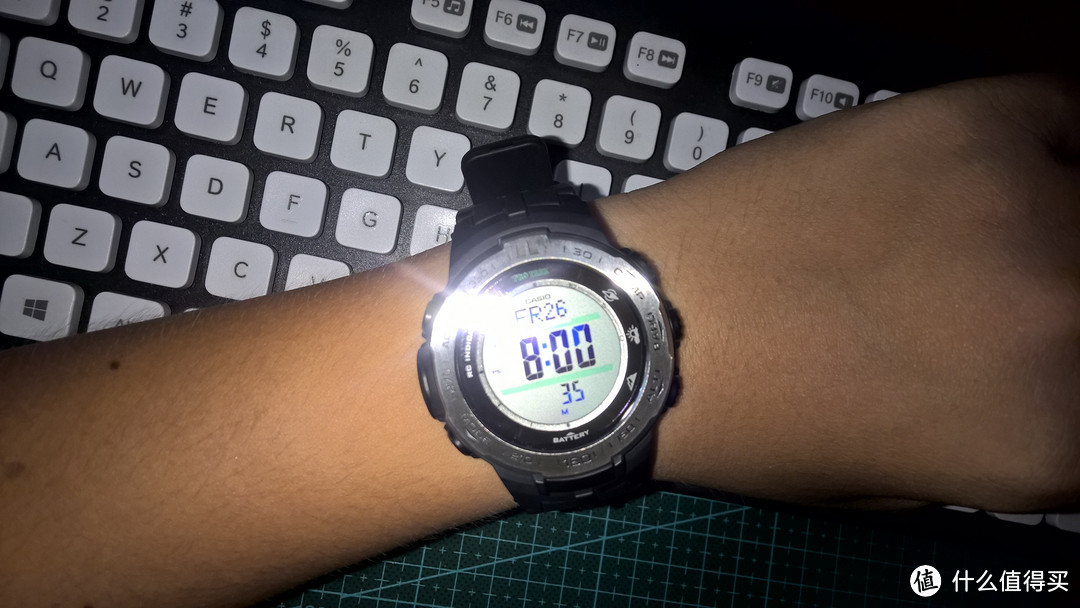 #原创新人#CASIO 卡西欧 PRW-3100-1 运动电子男表 开箱