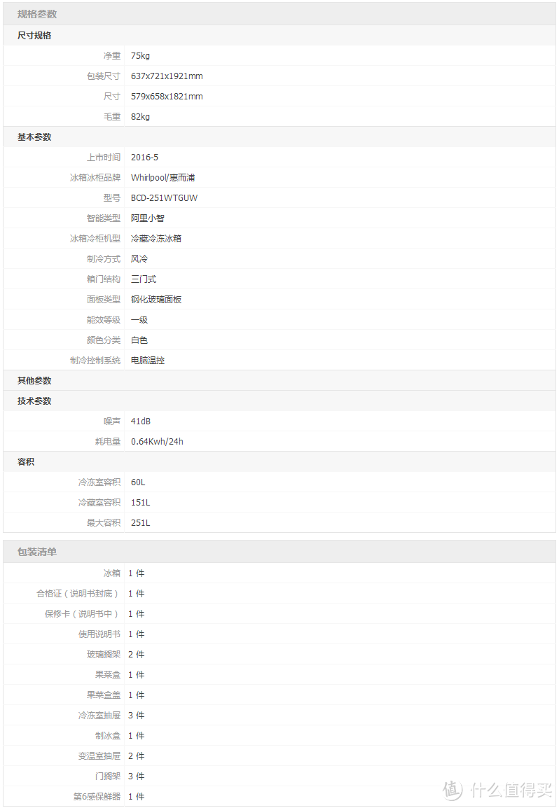 冰箱+平板？不止！——【天猫定制】惠而浦 BCD-251WTGUW波尔卡白 智能冰箱使用众测报告