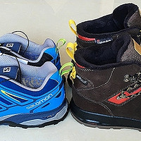 #本站首晒#SALOMON 萨洛蒙 X ULTRA 2 GTX 男款徒步鞋和Utility TS CSWP Winter 男款冬靴 晒单