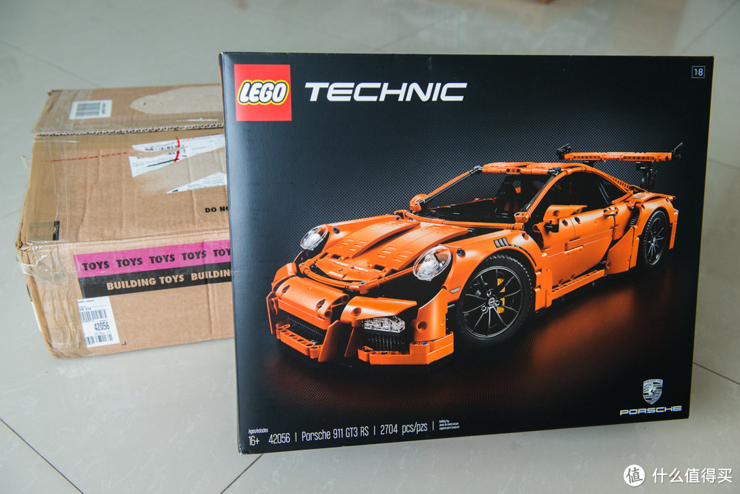 LEGO 乐高 Technic 42056 保时捷 911 GT3 RS 开箱及变速箱修改方法