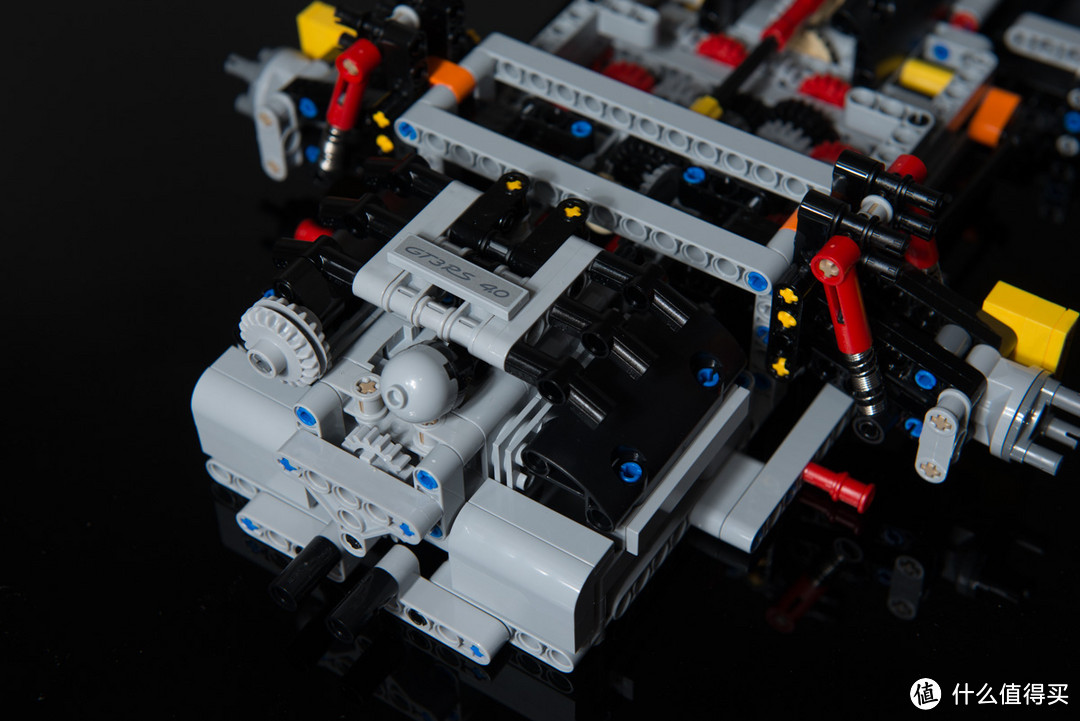 LEGO 乐高 Technic 42056 保时捷 911 GT3 RS 开箱及变速箱修改方法