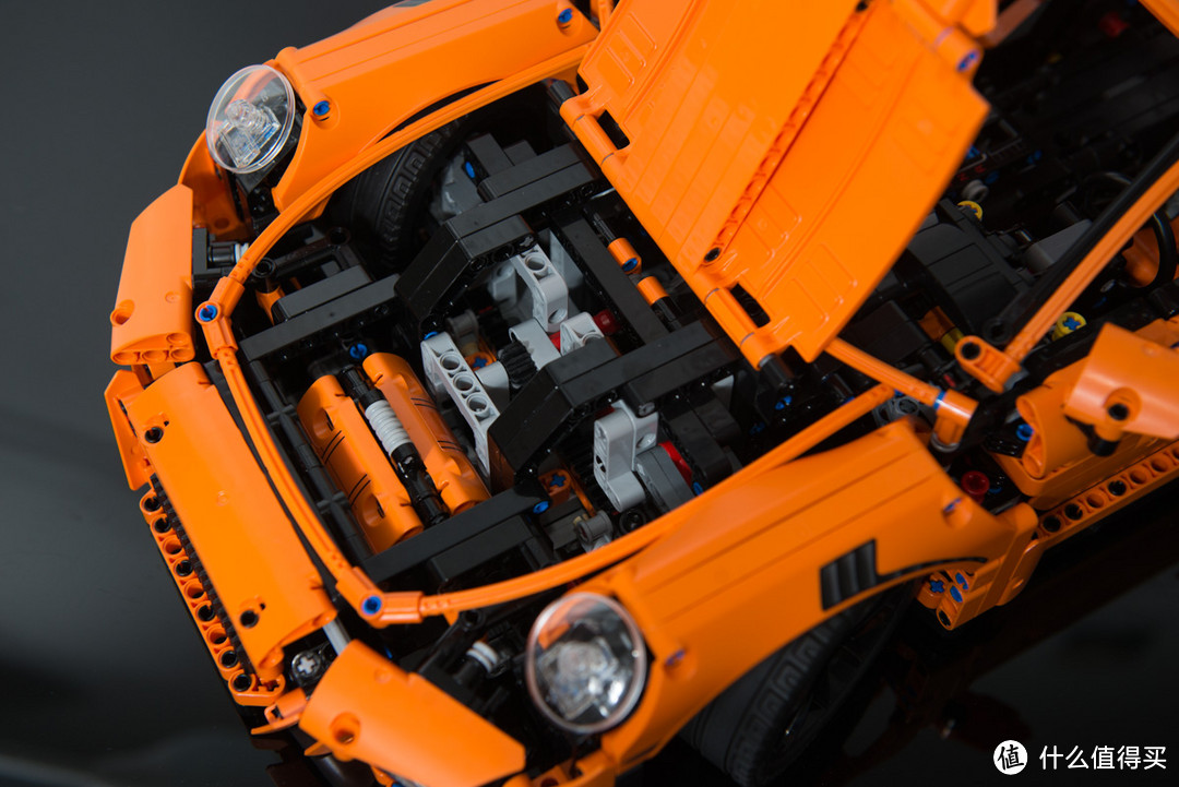 LEGO 乐高 Technic 42056 保时捷 911 GT3 RS 开箱及变速箱修改方法