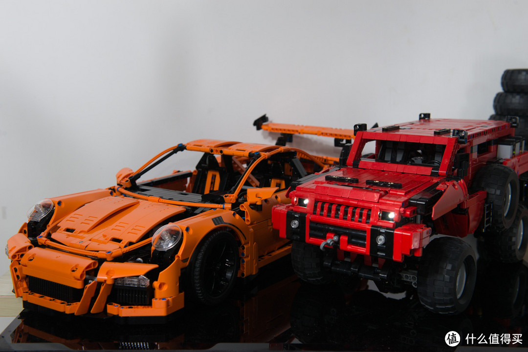 LEGO 乐高 Technic 42056 保时捷 911 GT3 RS 开箱及变速箱修改方法