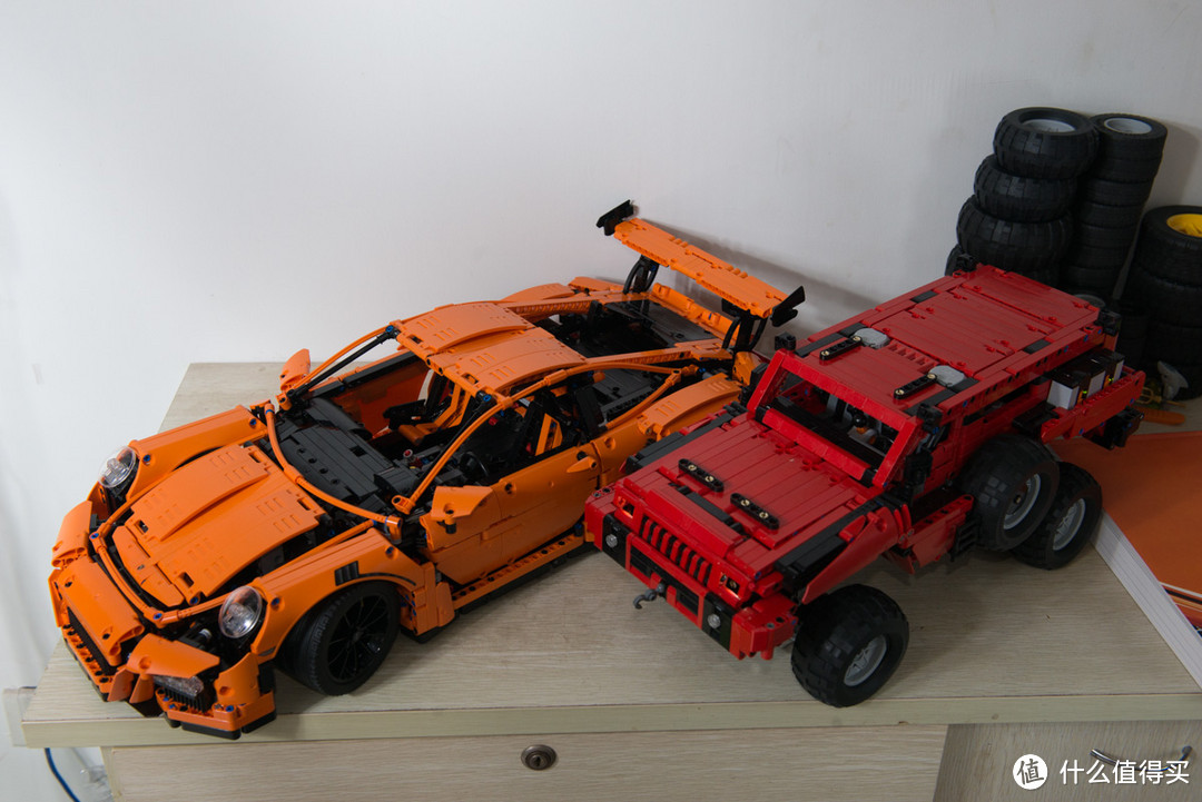 LEGO 乐高 Technic 42056 保时捷 911 GT3 RS 开箱及变速箱修改方法