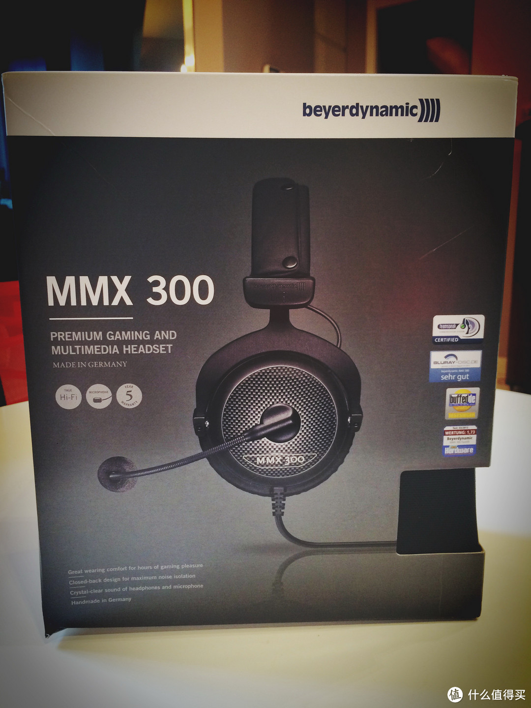 一步到位：beyerdynamic 拜亚动力 MMX300 亚耳式头戴 游戏耳机 （带耳麦）开箱及使用感受