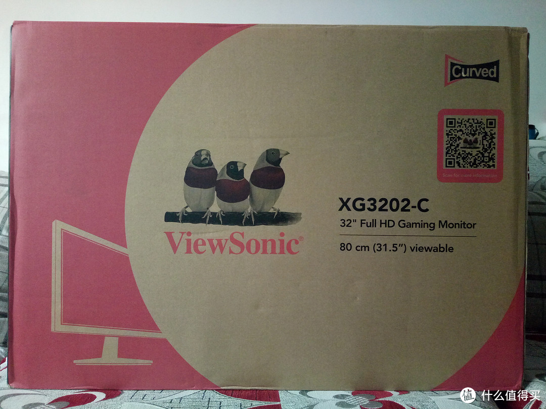 尽享“曲面”精彩：ViewSonic 优派 XG3202-C 开箱简评