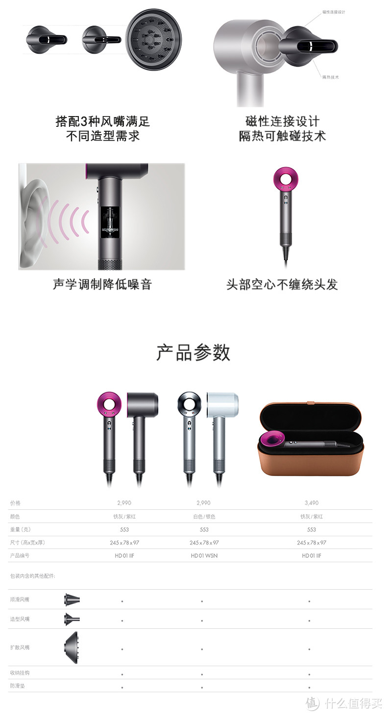 dyson 戴森 Supersonic 无叶电吹风 开箱