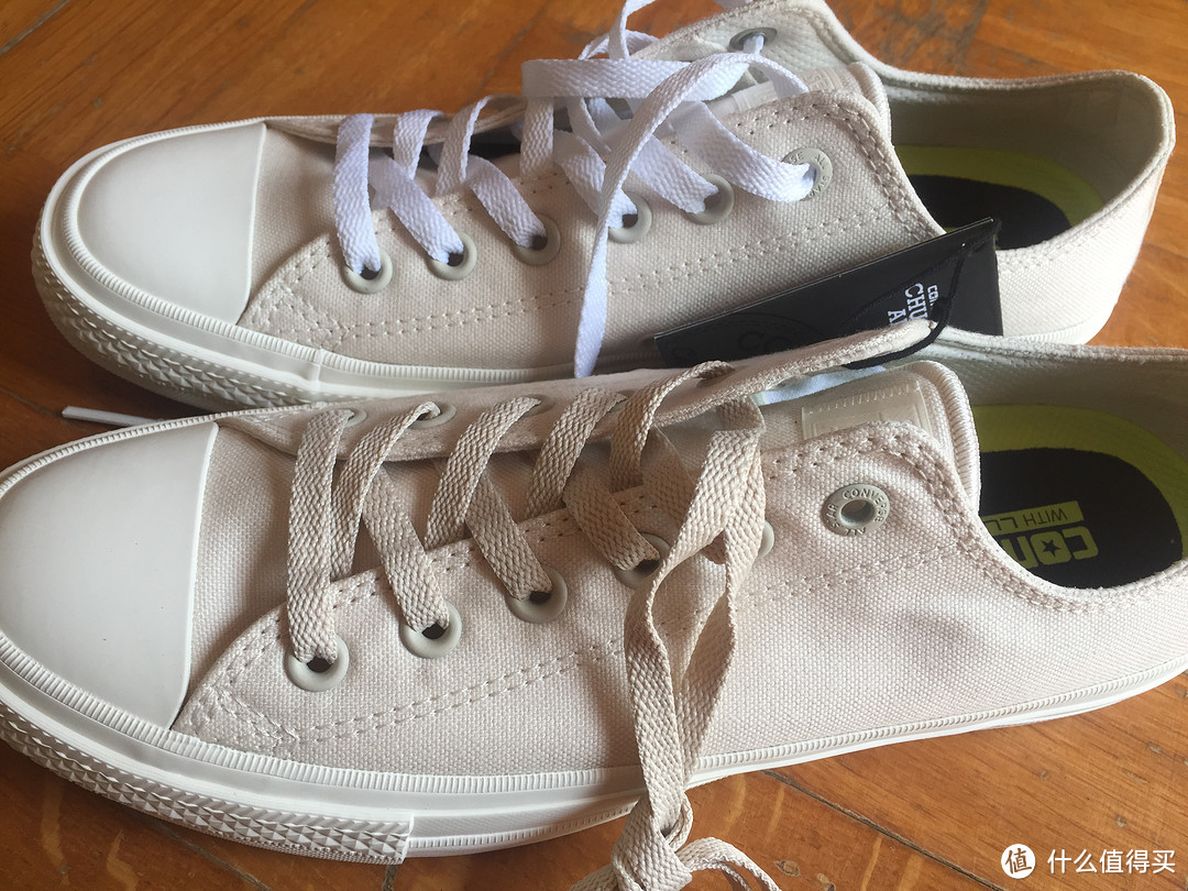 CONVERSE 匡威  Chuck Taylor All Star II 米色/酒红色 帆布鞋 入手