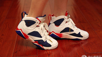 #本站首晒# 伪乔丹迷入手 NIKE 耐克  Air Jordan 7 Retro Alternate BG 奥运版