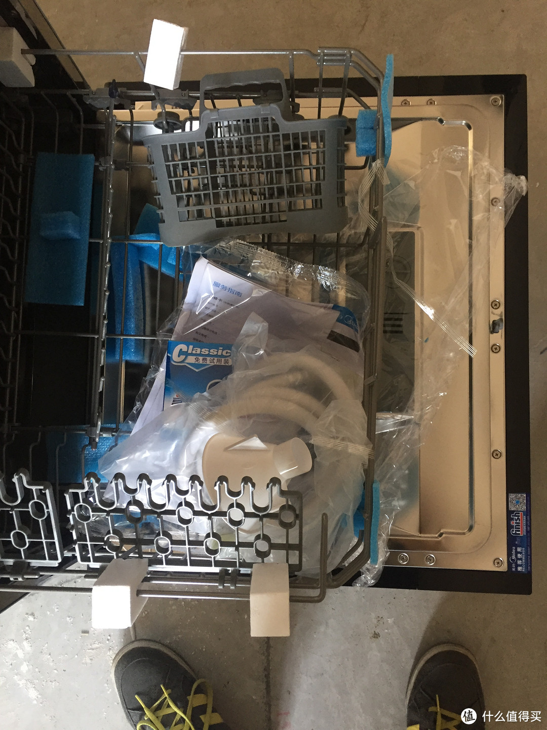#原创新人# Midea 美的 WQP8-3905-CN 洗碗机 开箱及安装