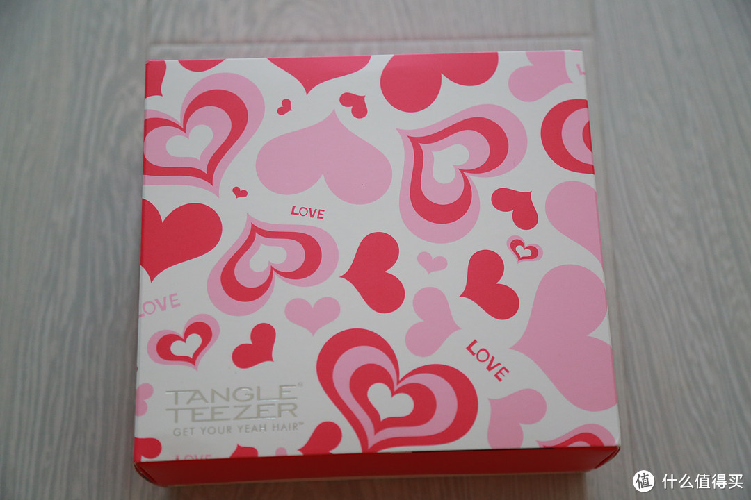 粉红控的首选：Tangle Teezer心心相印美发梳礼盒