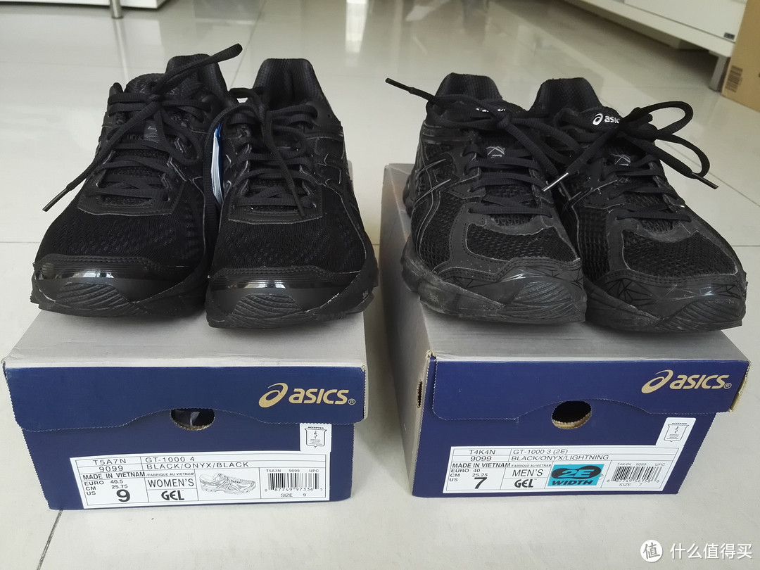 美亚会员日收获的白菜：ASICS 亚瑟士 GT-1000 4 女款跑鞋 开箱（附GT-1000 3男款跑鞋对比）