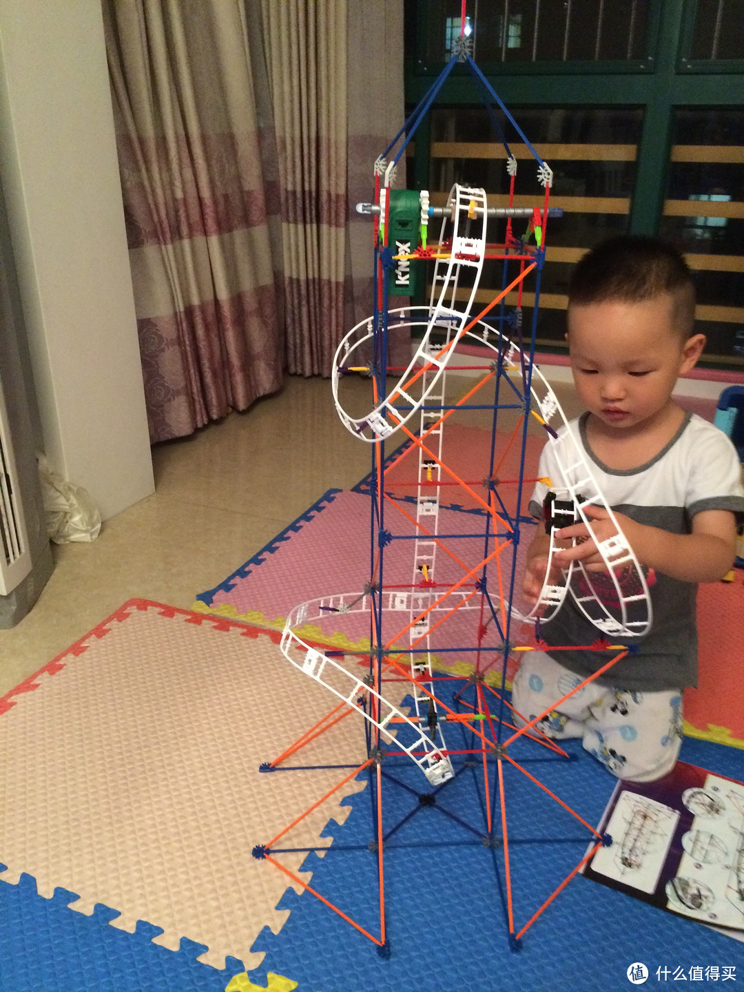 #本站首晒#K'NEX Star Shooter Coaster Building Set 科乐思云霄飞车