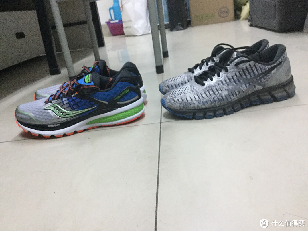 拒绝长膘 从现在做起： Asics Quantum 360+Saucony Triumph ISO 2跑鞋晒单