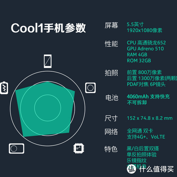 最性价比真双摄--cool1 dual