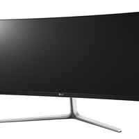 LG 34UM65 34英寸 21:9 液晶显示器外观展示(接口|按钮|屏幕|支架)