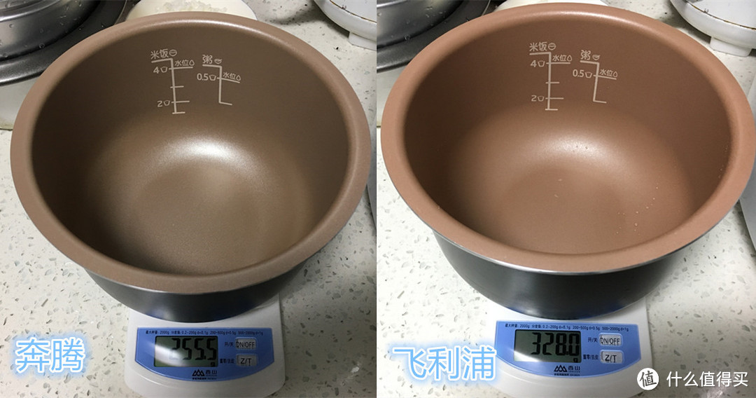 奔腾FN2173 PK 飞利浦 HD3060/00电饭煲,40块钱差距到底差多少?