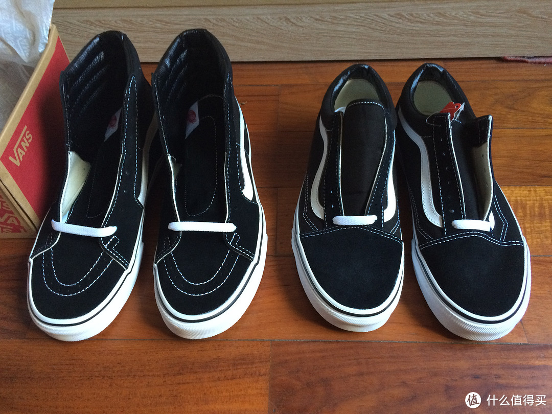 #原创新人# 海淘韩国VANS 范斯 经典SK8 HI（附与经典款OLD SKOOL简单对比）